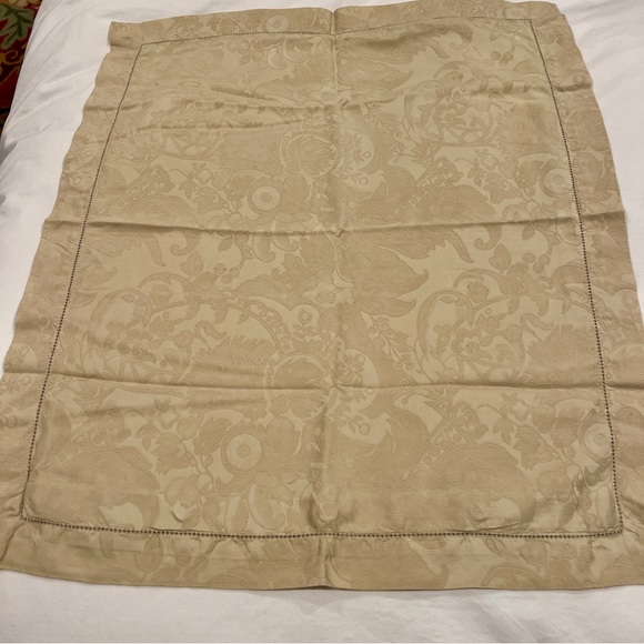 Ralph Lauren 7 piece Golden Jacquard Bedding Set Linen/Cotton - Picture 10 of 14